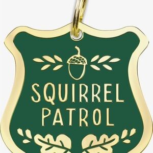 Squirrel Patrol Keychain
